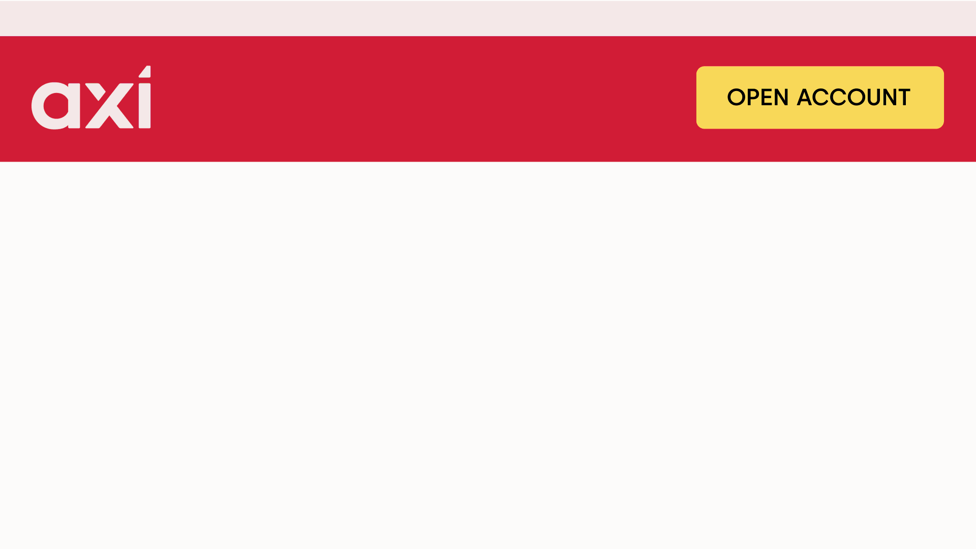 Open an account with Axi
